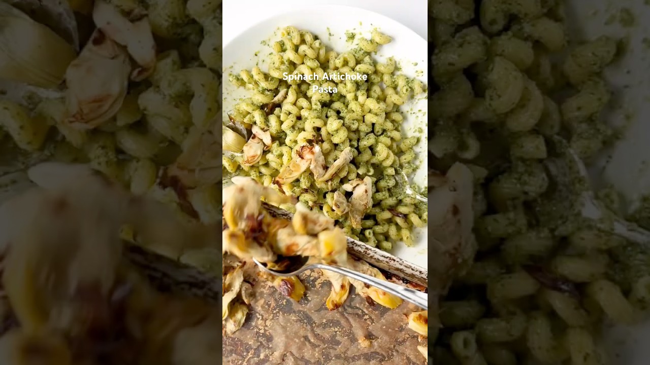 Spinach Artichoke Pasta #recipe Spinach Artichoke Pasta #recipe
