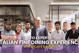 Italian Fine Dining Experience at JW Café in Saigon, Vietnam with SEO Experts