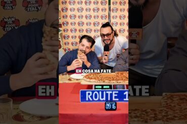 Angelo e Angelo - Man VS Food Italy - #crazypizzachallenge  🍕(Highlights) #manvsfood #podcast #pizza