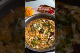 Caramelised Onion mushrooms Chilli Oil Spaghetti 🍝#recipe #shorts