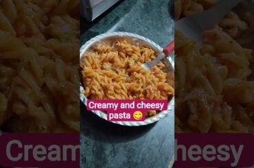 Creamy and cheesy masala pasta recipe 😉🤤#pasta #recipe #shorts #viral #cooking