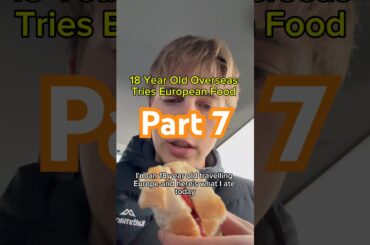 18 Year Old Traveller Tries Food In Italy