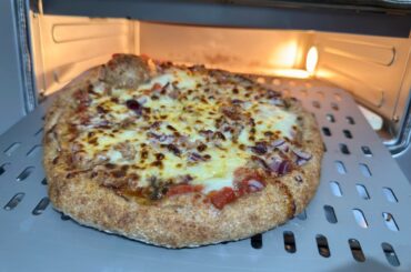 100 % whole wheat bread flour pizza test Unold Luigi oven