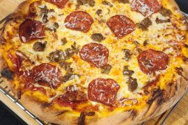 Last night's homemade pizza