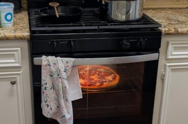 Quick pie for lunch earlier today