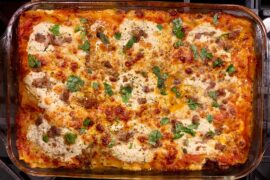 Sausage lasagna
