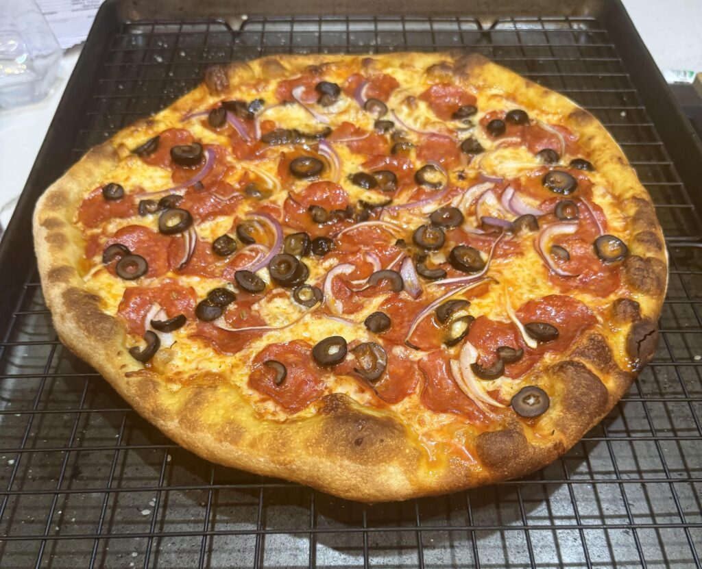 Finally a proper pizza