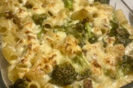 Baked pasta - empty the fridge dish