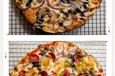 A couple of bar pies from the weekend made in my $150 Gourmia electric pizza oven