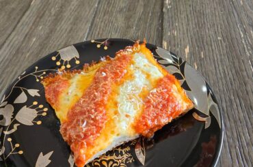 Two Cheese Detroit Pizza