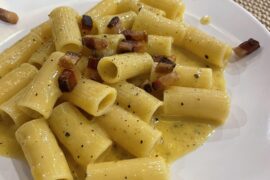 Homemade carbonara