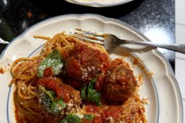 spaghetti and meatballs