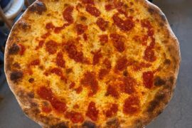 Competing at the pizza expo. Upside down or right side up???