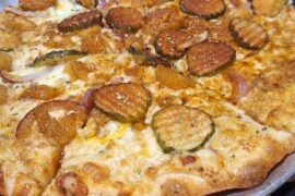 Rock N Dough - Nashville Hot Chicken. Pineapple is pretty controversial... what about pickles?