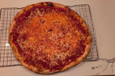 Friday night NY style pie