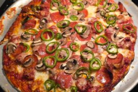 Made a couple Chicago style thin crusts