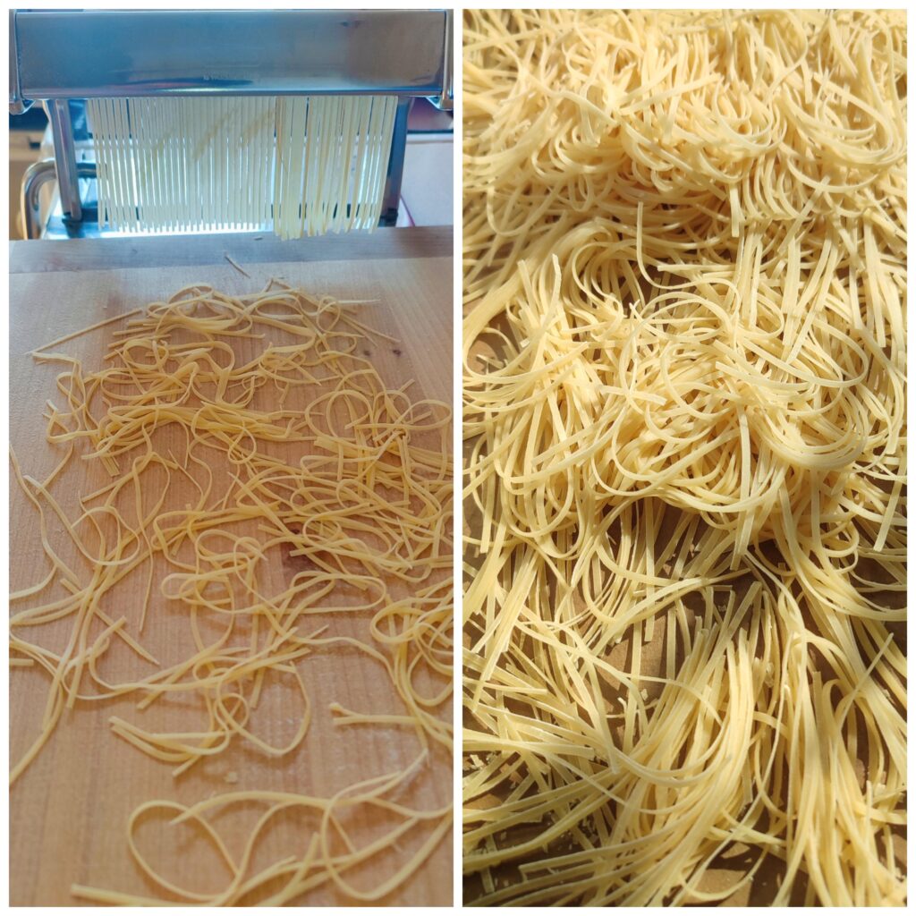 Traditional sourdough Hungarian soup noodles (Angel hair/cérnametélt) 💛 Traditional sourdough Hungarian soup noodles (Angel hair/cérnametélt) 💛