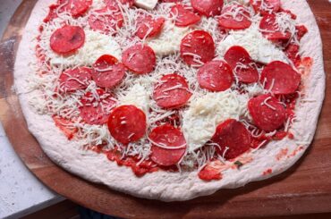 Pepperoni on Sourdough crust