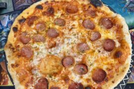 Just a basic Pepperoni Pizza today.