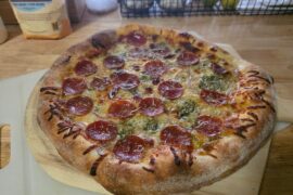 Day drinking making pizza makes me think I should drink more