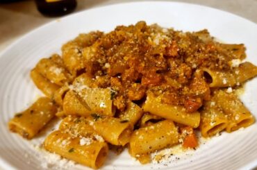 Rigatoni Bolognese (and bonus ragu leftovers)