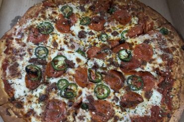 Pizza from one of the local joints