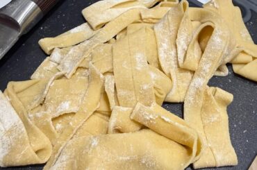 My first ever home made pasta with home made bolognaise