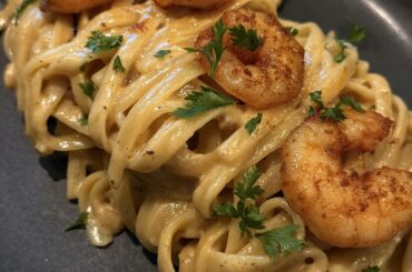 shrimp alfredo fettuccine