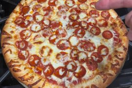 Late night Pep pizza 🍕