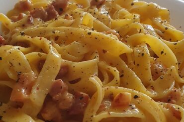Fettuccine alla carbonara