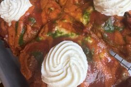 Detroit style with Ricotta Swirls