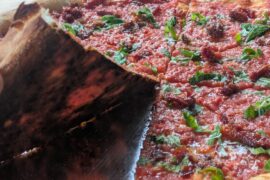 Happy with my final tomato pie