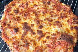 My first attempt at NY pizza at home