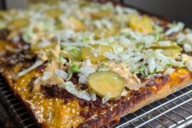 Detroit-style Big Mac pizza.