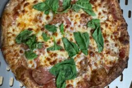 Flour test 80 % whole wheat 20% Caputo Nuvola , 66 % hydration , Unold Luigi oven