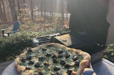 Escargot pesto Pizza