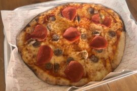 My favorite ‘meaty’ pizza in Kenya.