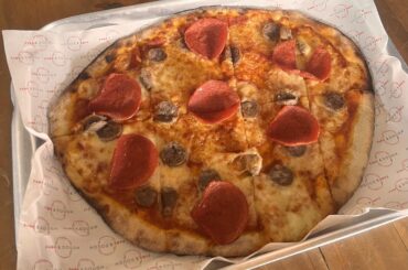 My favorite ‘meaty’ pizza in Kenya.