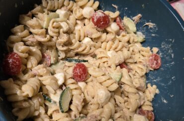 My first pasta salad