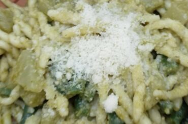 Trofie al pesto patate e fagiolini