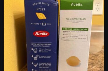 Anyone notice Publix (regional chain in the south) brand Pasta takes significantly longer than Barilla (medium shells) to reach Al dente …. [13-15 mins vs 8 mins] Any idea why this could be?