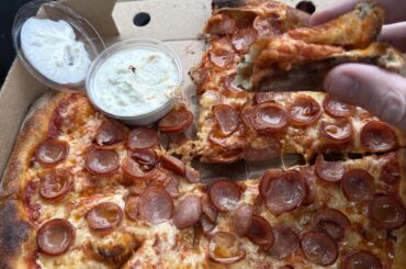 Local Pizza shop in Belfast, Northern Ireland