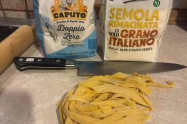 First time making fresh pasta