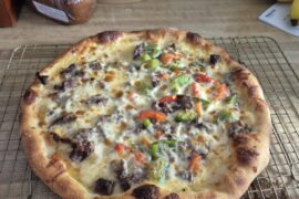 One of my best pies yet! Philly Cheese Steak with half peppers and onions