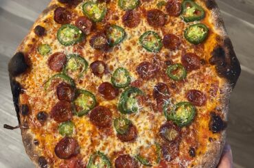 4 pizzas for me to eat and my celiac wife to wish she could eat