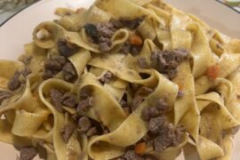 Wild boar pappardelle