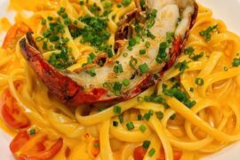 Lobster linguine