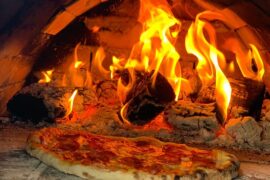 First time using our Woodfire pizza oven!