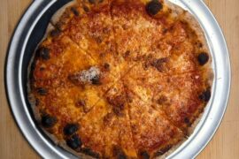 Classic plain and a garlic cream, bacon, brussel, & balsamic from last night.