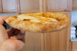 May not be the prettiest, but tweaking my high protein/low calorie pizza recipe. Today's product. 700 calories, 58 protein, 55 carbs. Smallish. Roughly 9 in. Cooked on a steel. Lighting makes everything too yellow.